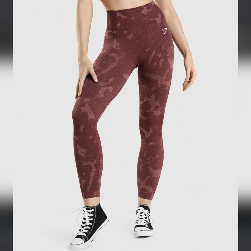 GYMSHARK Adapt Camo Seamless Leggings Size M